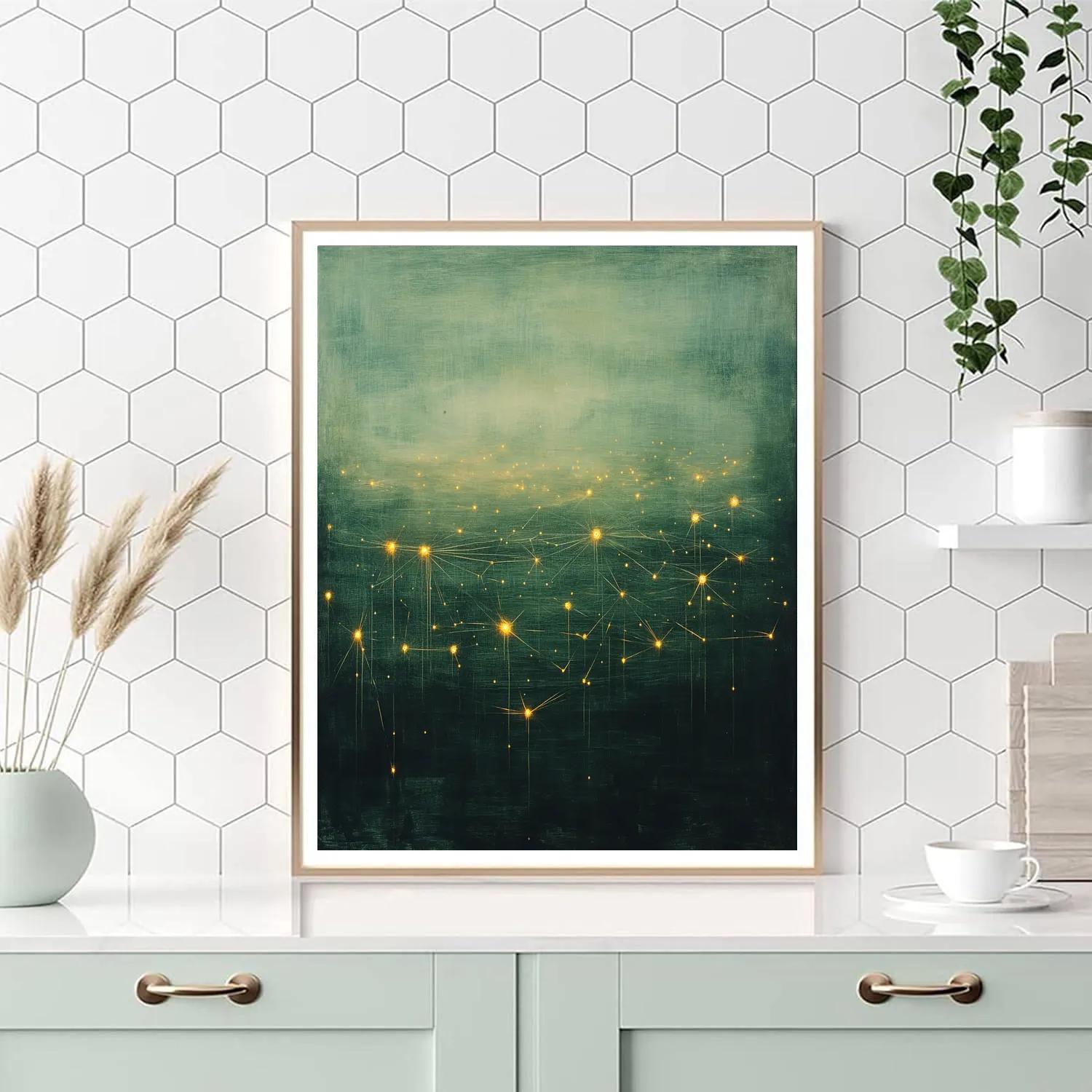 Max Ernst Inspired Whispering Constellations paint by color