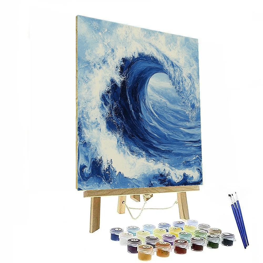 Michelangelo Inspired Windswept Ocean Numbered painting kits