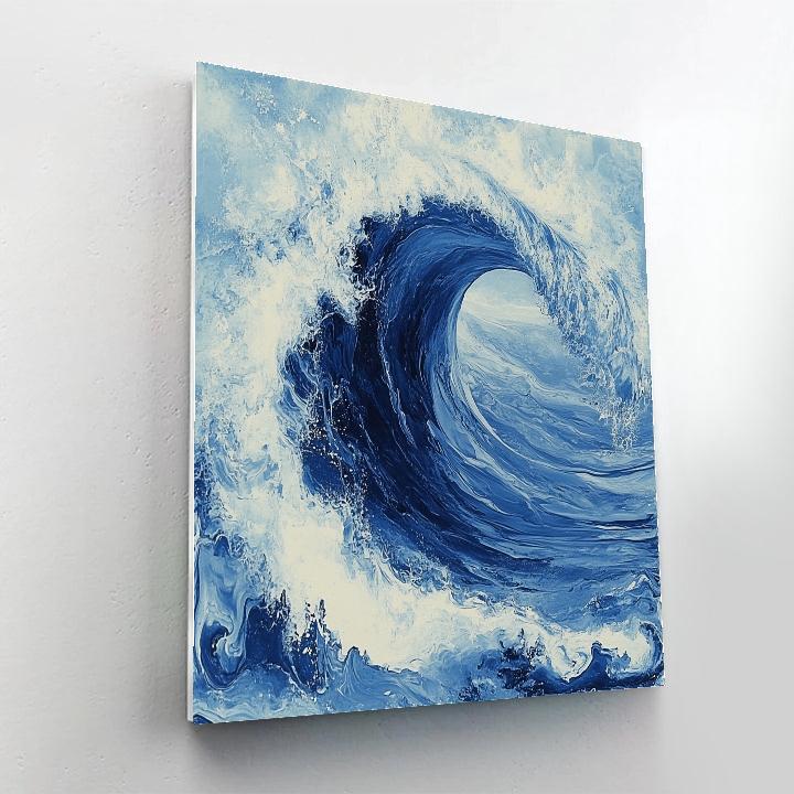 Michelangelo Inspired Windswept Ocean Numbered painting kits