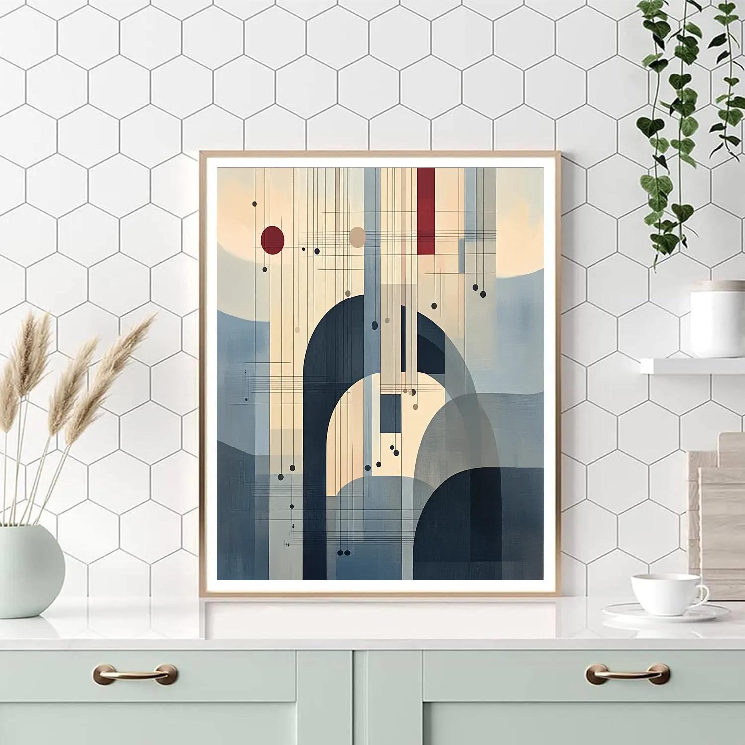 Paul Klee Inspired Acoustic Landscape painting number kit