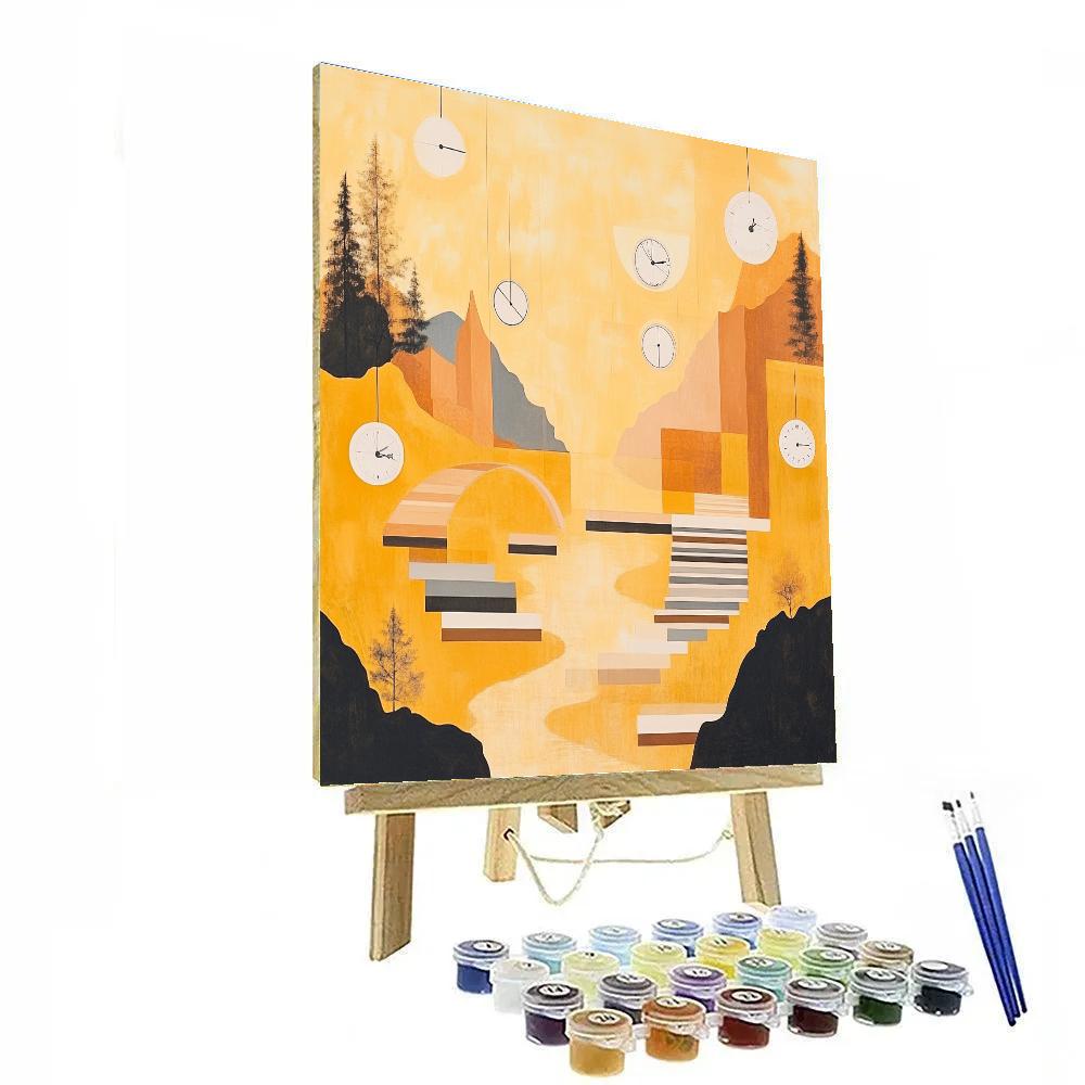 Paul Klee Inspired Time Playground paint by number