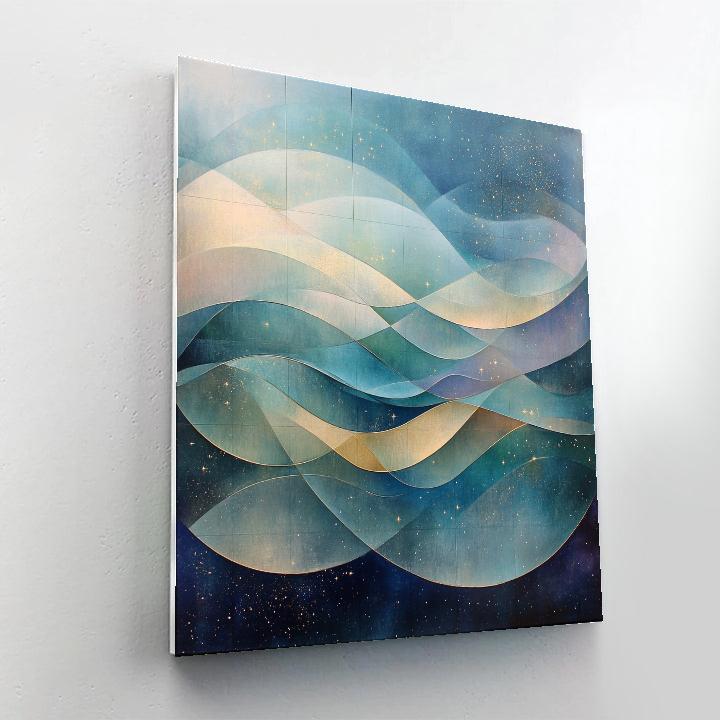 Paul Klee Inspired Ocean Nebula painting number kit