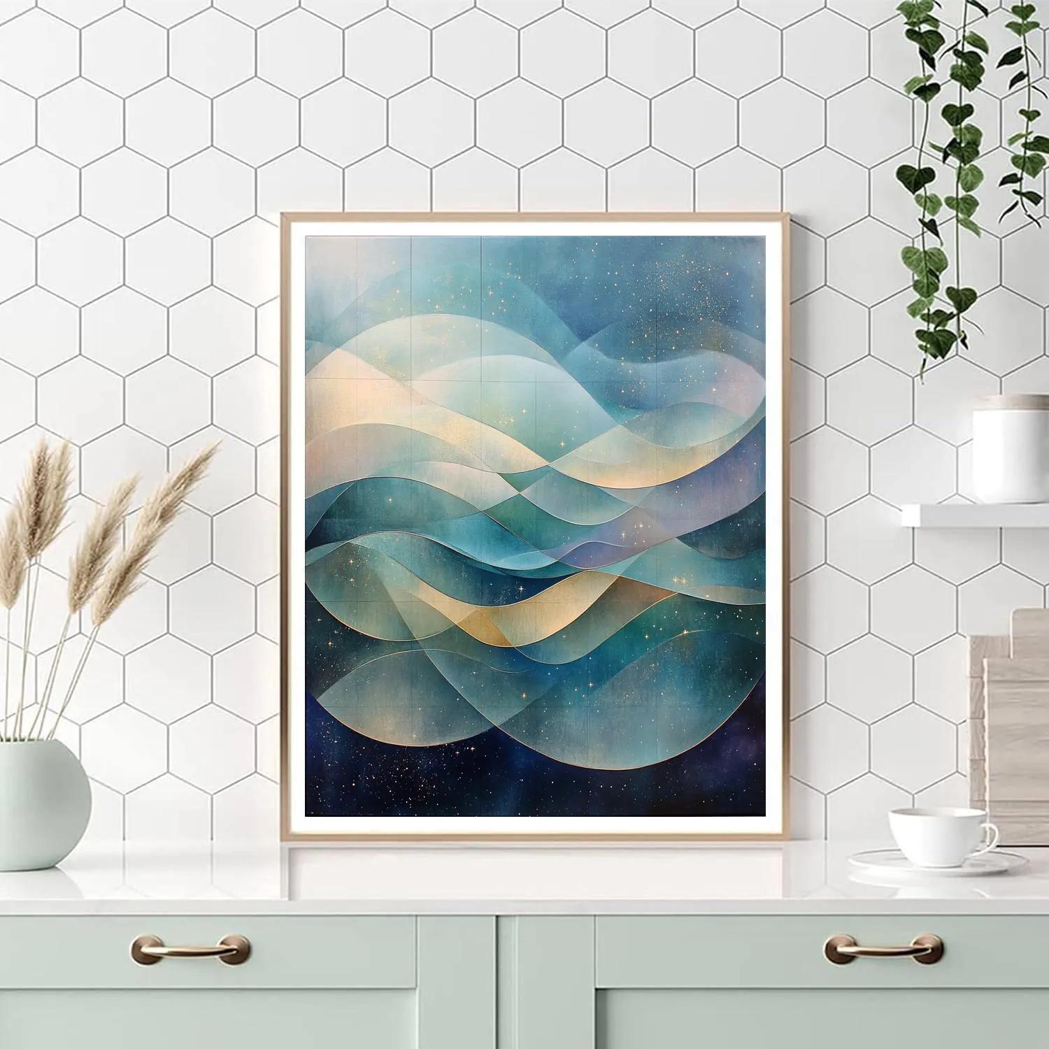 Paul Klee Inspired Ocean Nebula painting number kit
