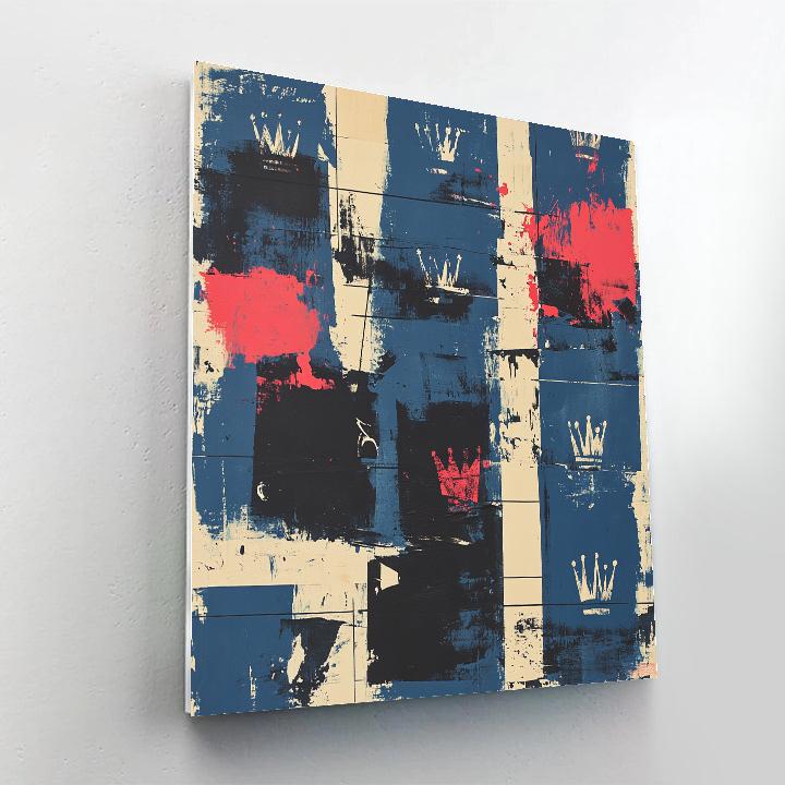 Jean-Michel Basquiat Inspired Fragmented Rhythm Painting by numbers kit