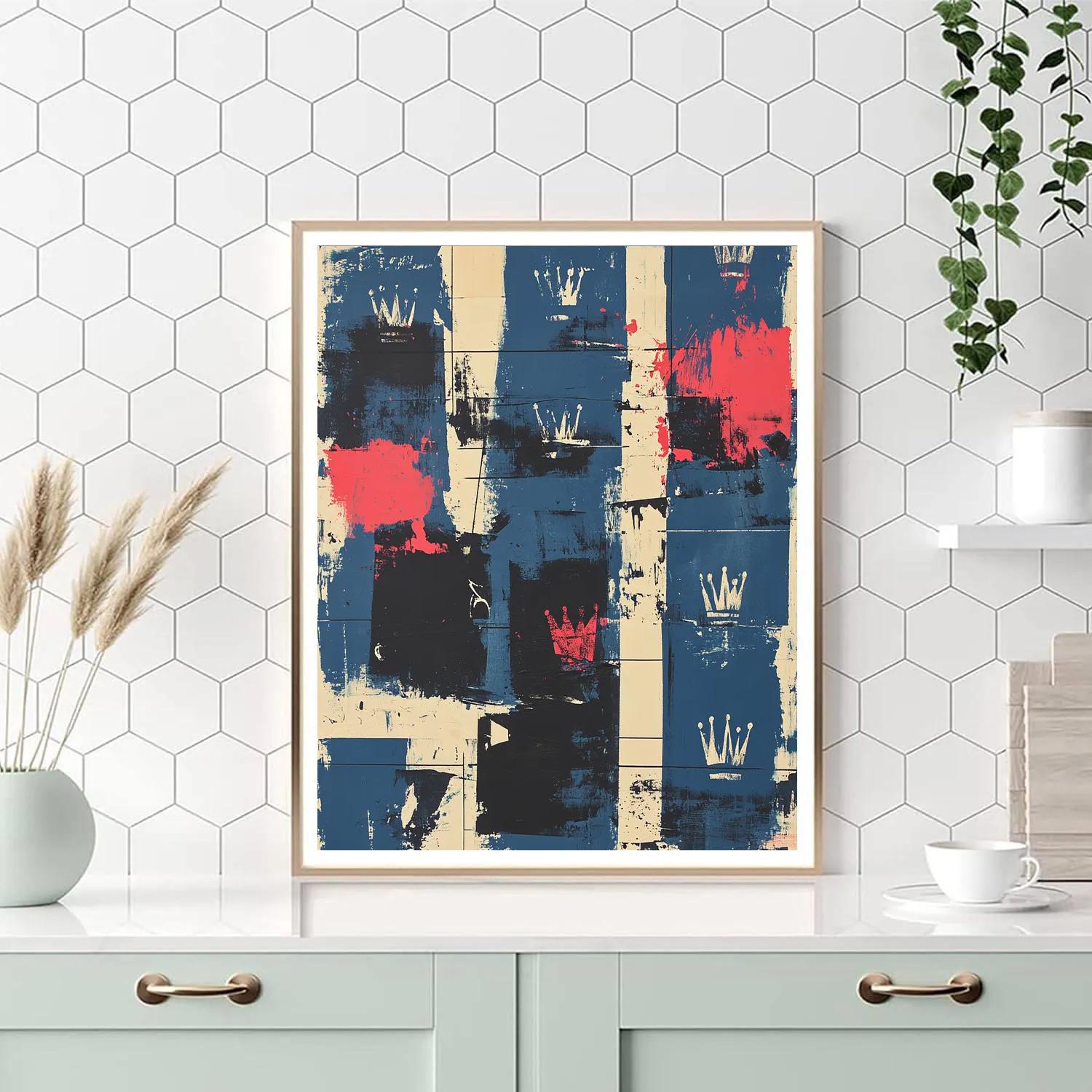 Jean-Michel Basquiat Inspired Fragmented Rhythm Painting by numbers kit