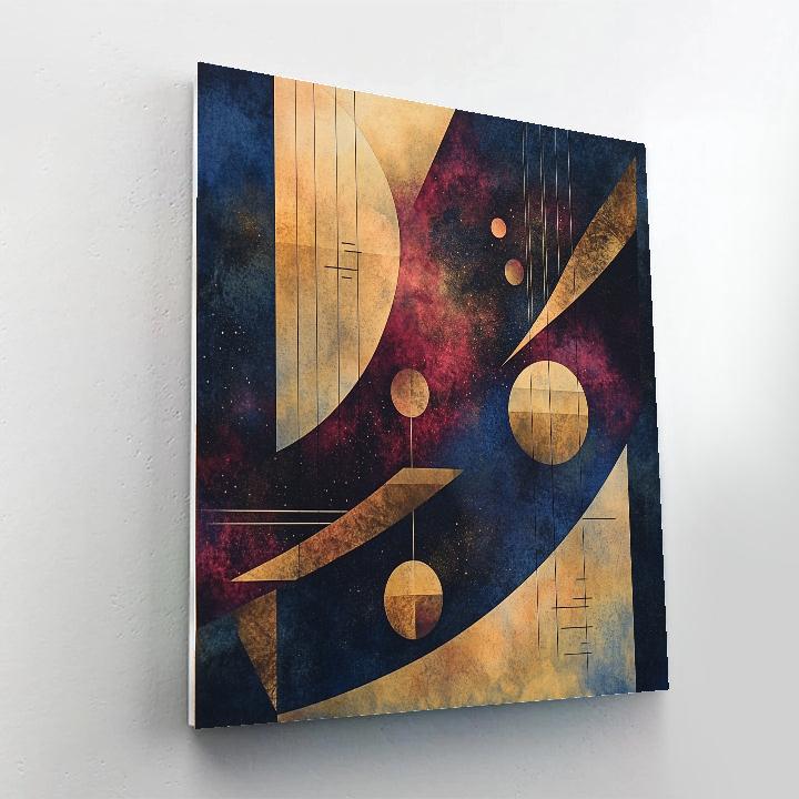 Paul Klee Inspired Cosmic Rhythm painting number kit