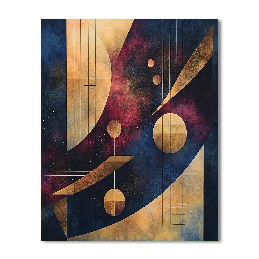 Paul Klee Inspired Cosmic Rhythm painting number kit