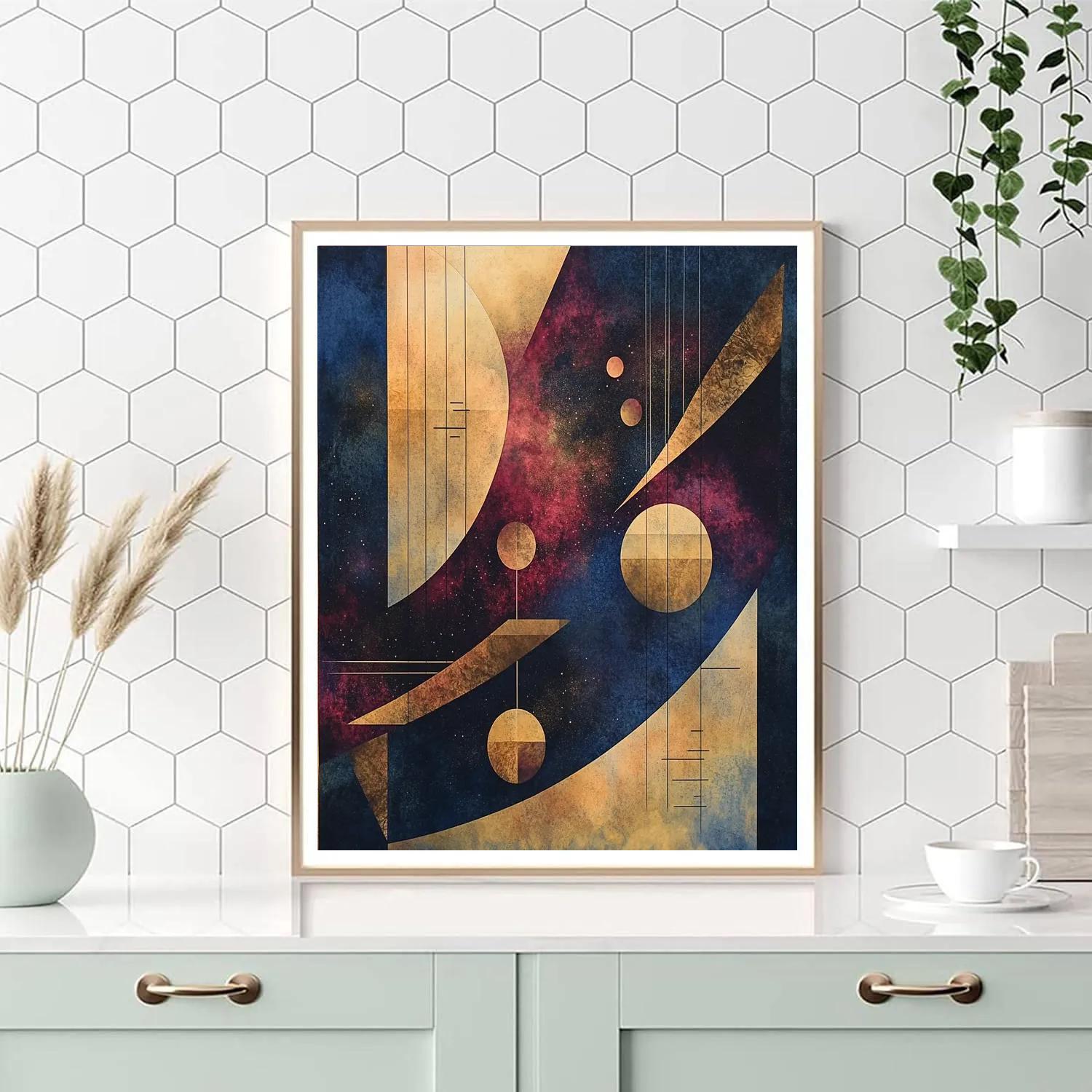 Paul Klee Inspired Cosmic Rhythm painting number kit