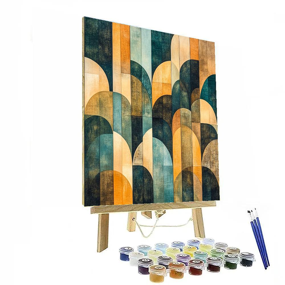 Paul Klee Inspired Enchanted Geometry Paint by numbers art