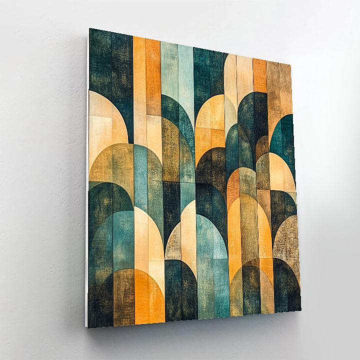 Paul Klee Inspired Enchanted Geometry Paint by numbers art