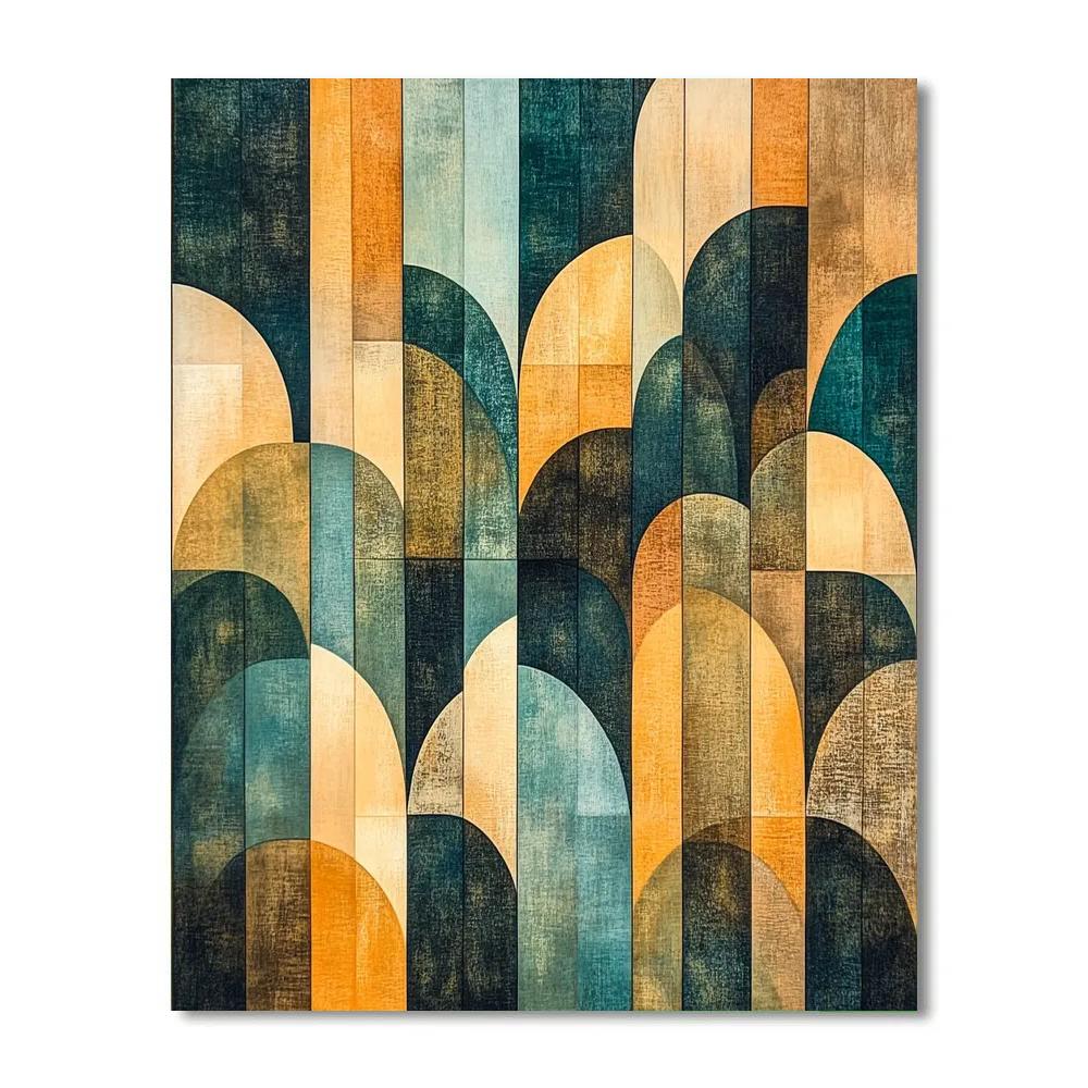 Paul Klee Inspired Enchanted Geometry Paint by numbers art