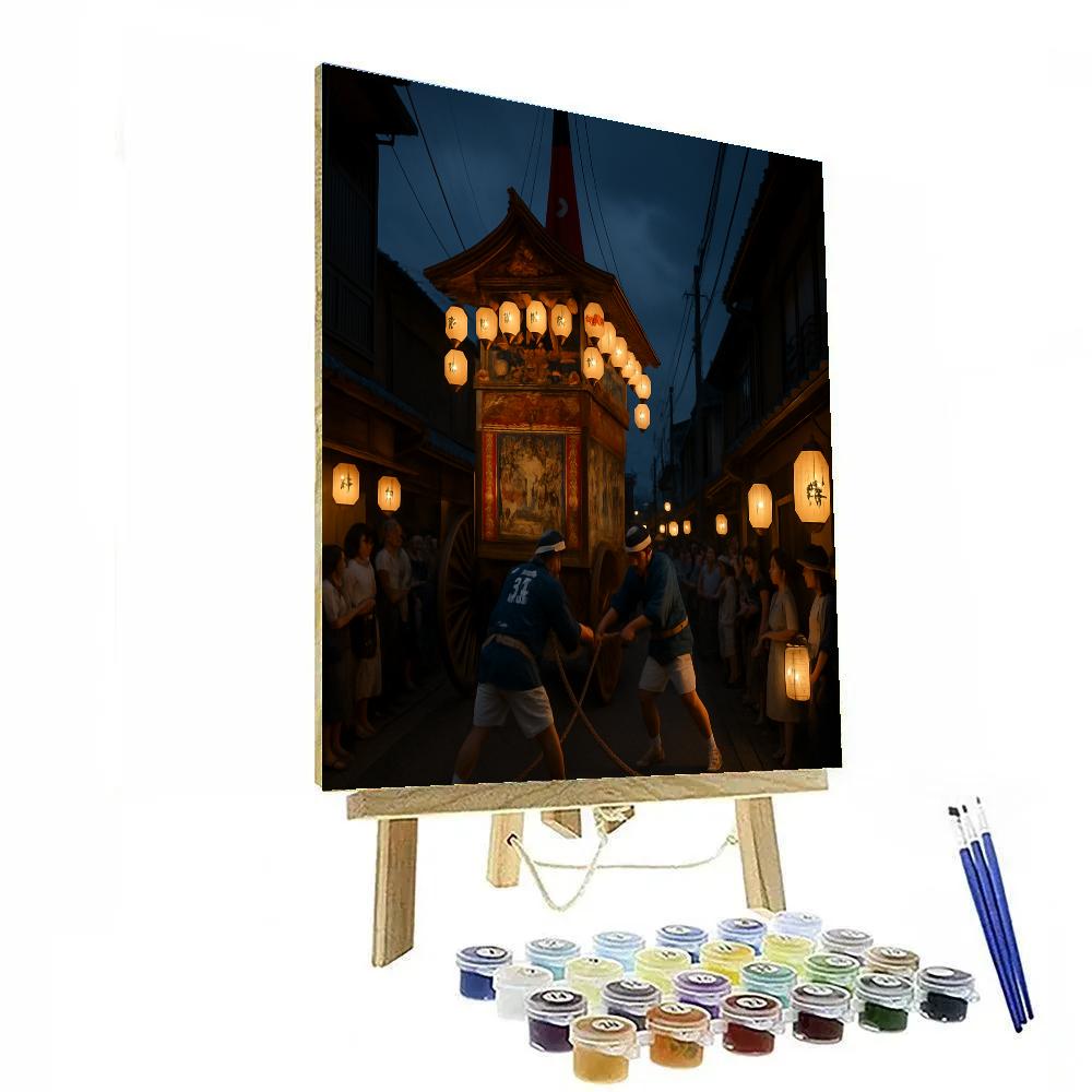 Gion Matsuri Yamaboko Float Paint by numbers kits