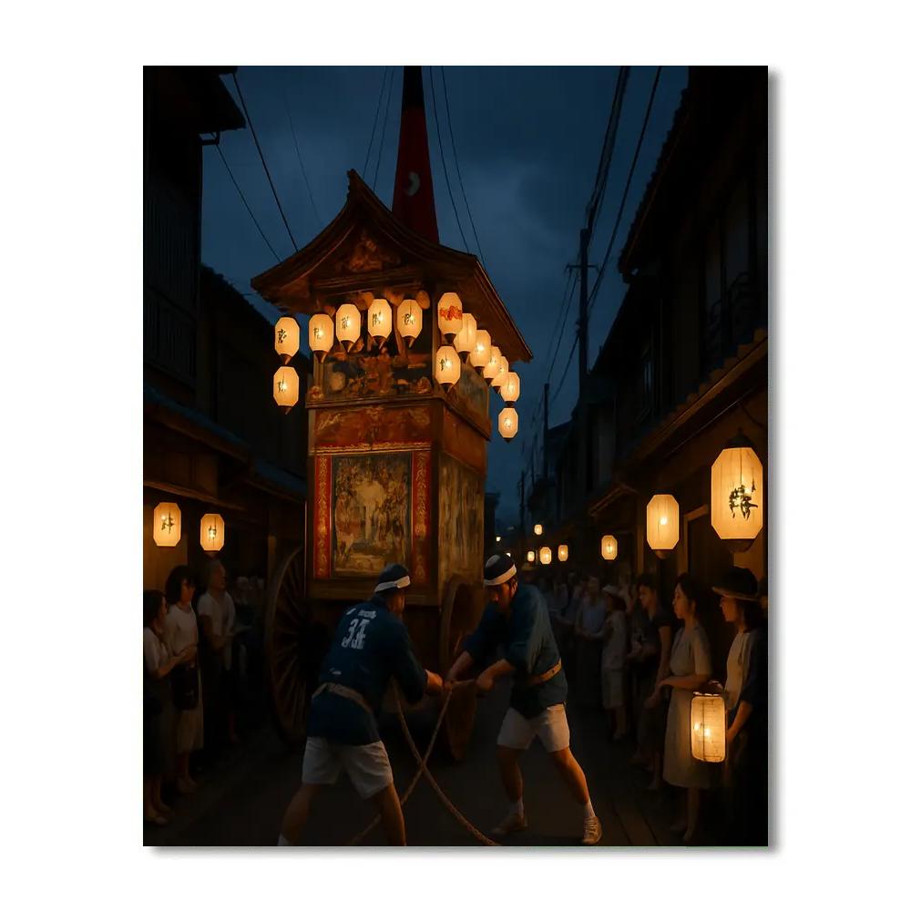Gion Matsuri Yamaboko Float Paint by numbers kits