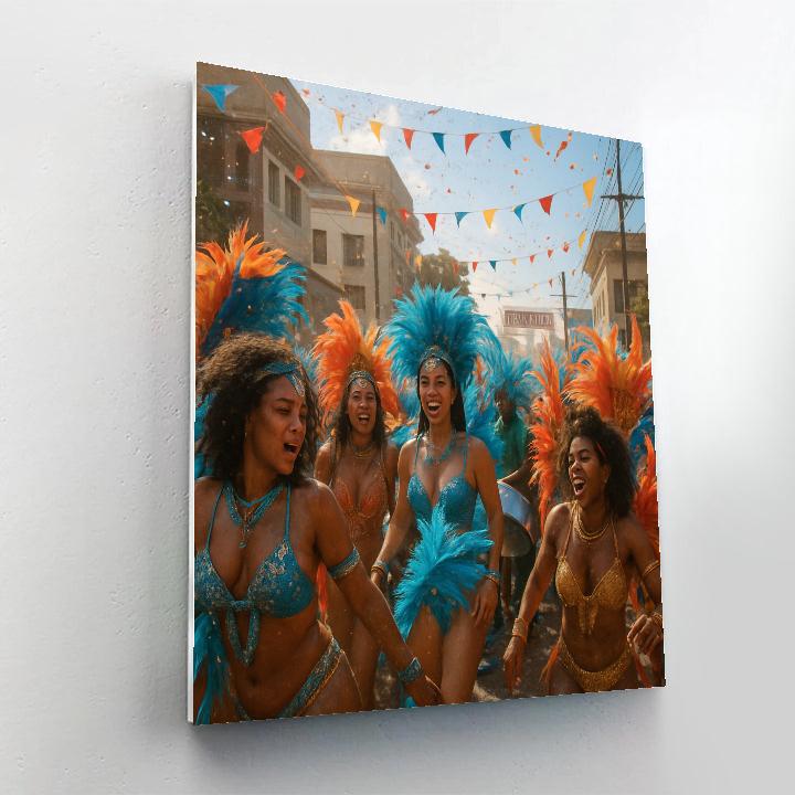 Carnival Trinidad Panorama Numbered painting kits