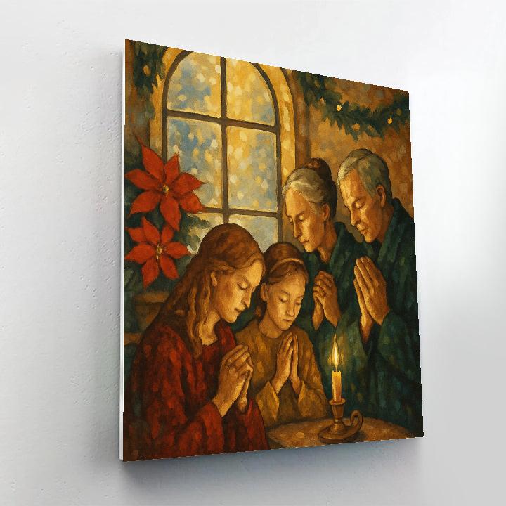 Quiet Nativity Window Numbered painting kits