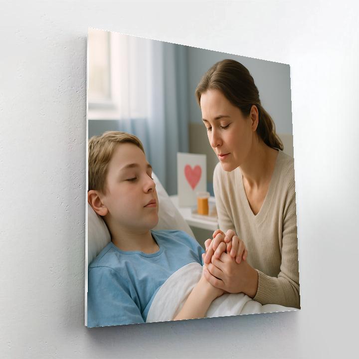 Hospital Recovery Hand Hold DIY paint by numbers