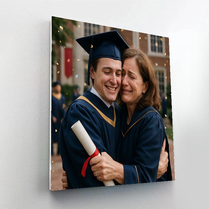 Graduation Congratulations Embrace DIY paint by numbers