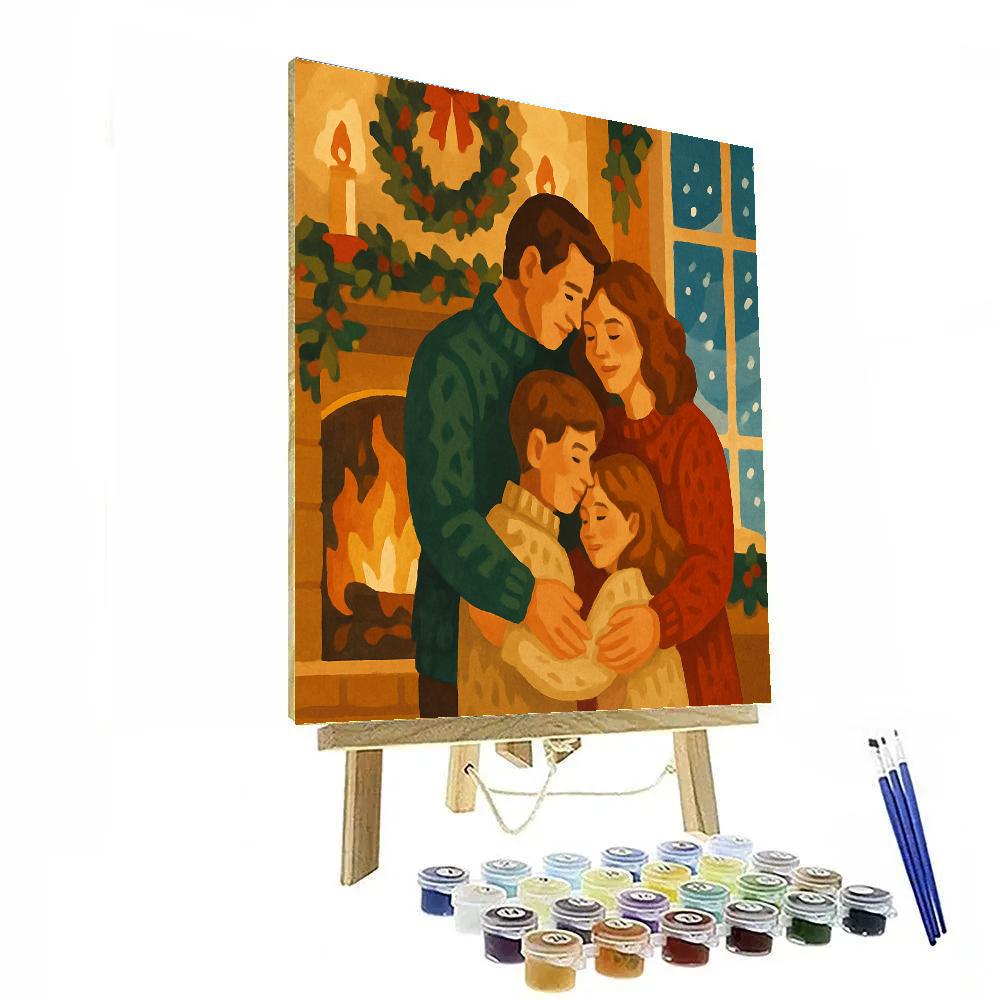 Holiday Hearthside Hug paint by color