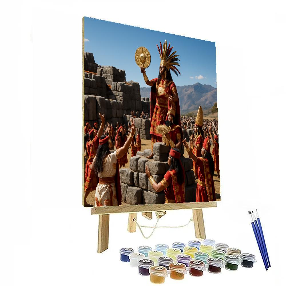 Inti Raymi Sun Festival Ceremony In Cusco paint by number