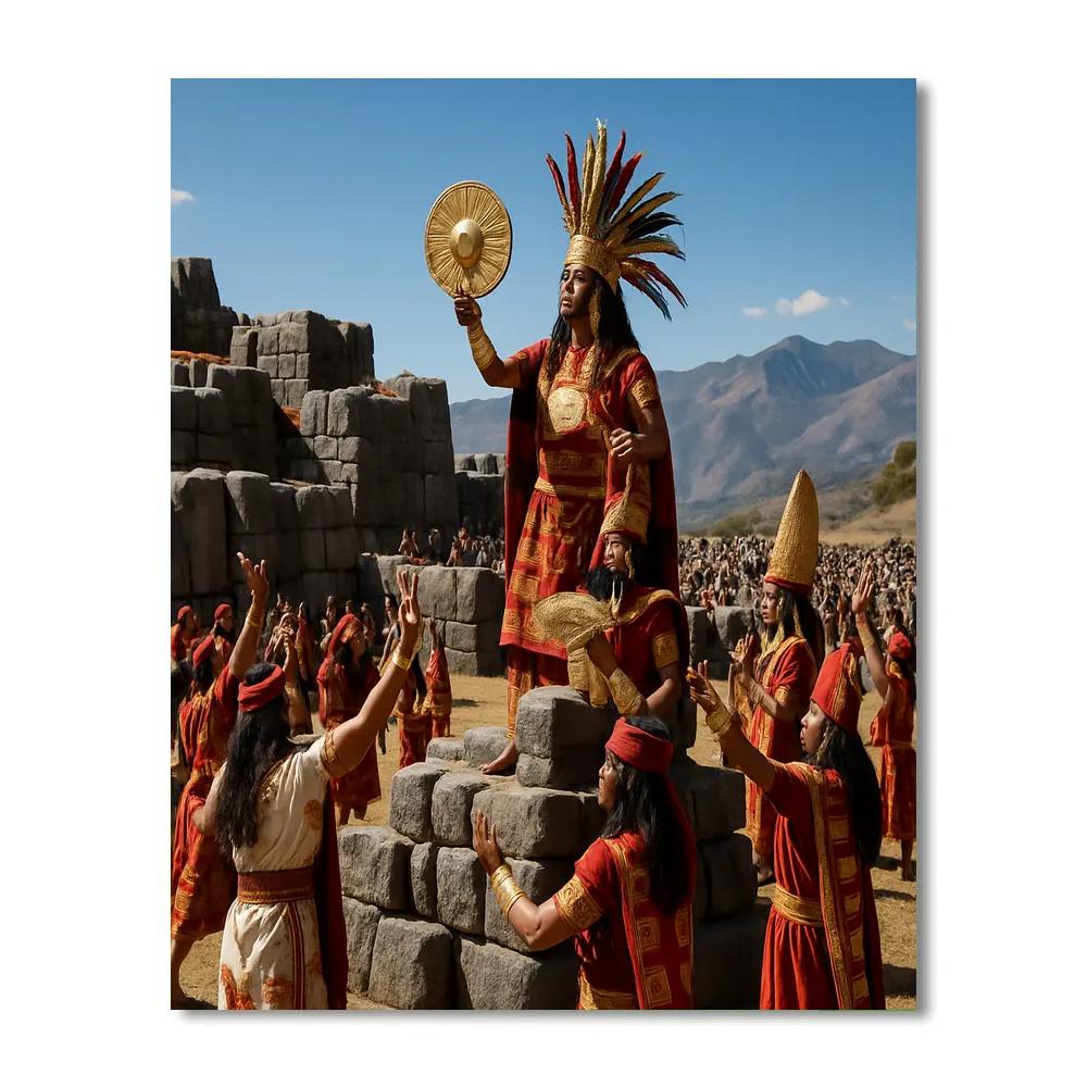 Inti Raymi Sun Festival Ceremony In Cusco paint by number