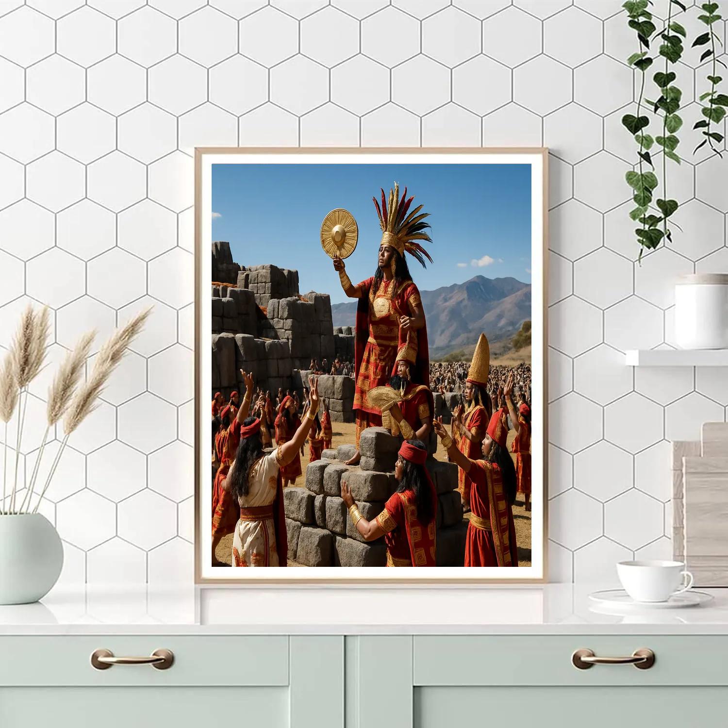 Inti Raymi Sun Festival Ceremony In Cusco paint by number