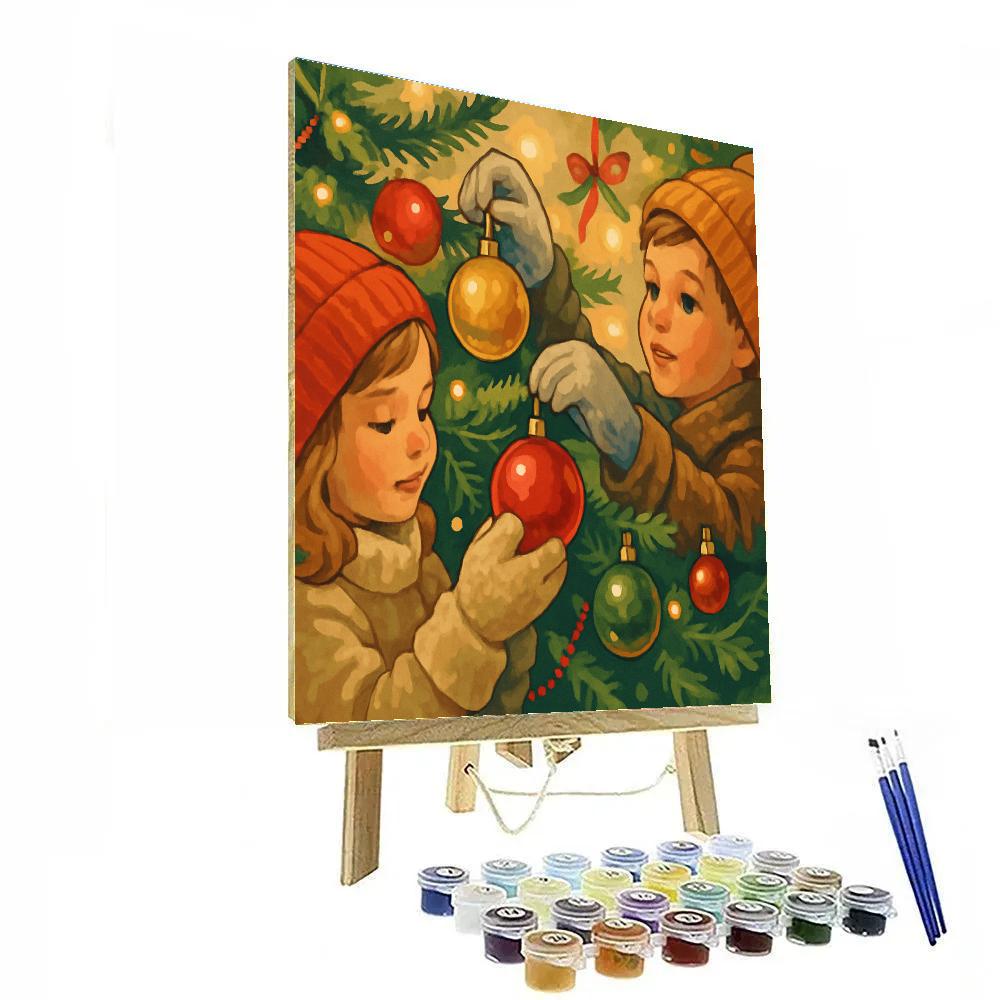 Ornaments In Hand Numbered painting kits