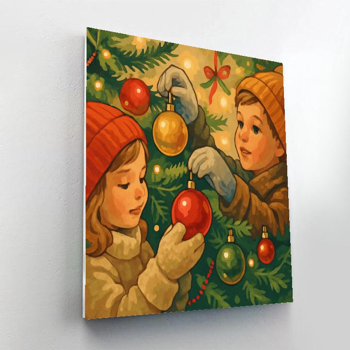 Ornaments In Hand Numbered painting kits