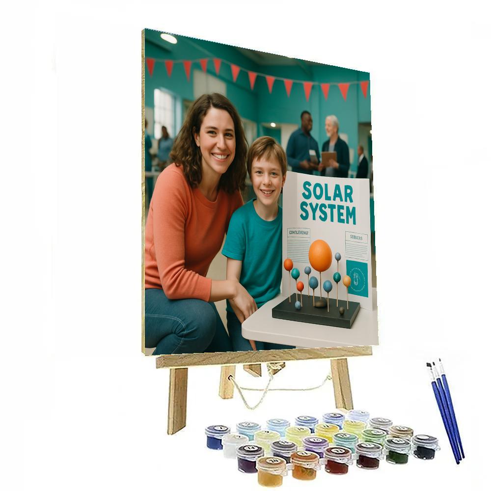 Museum Science Fair Pride paint by numbers