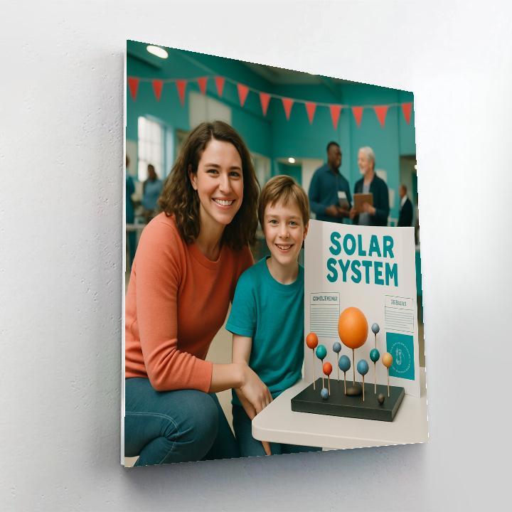 Museum Science Fair Pride paint by numbers