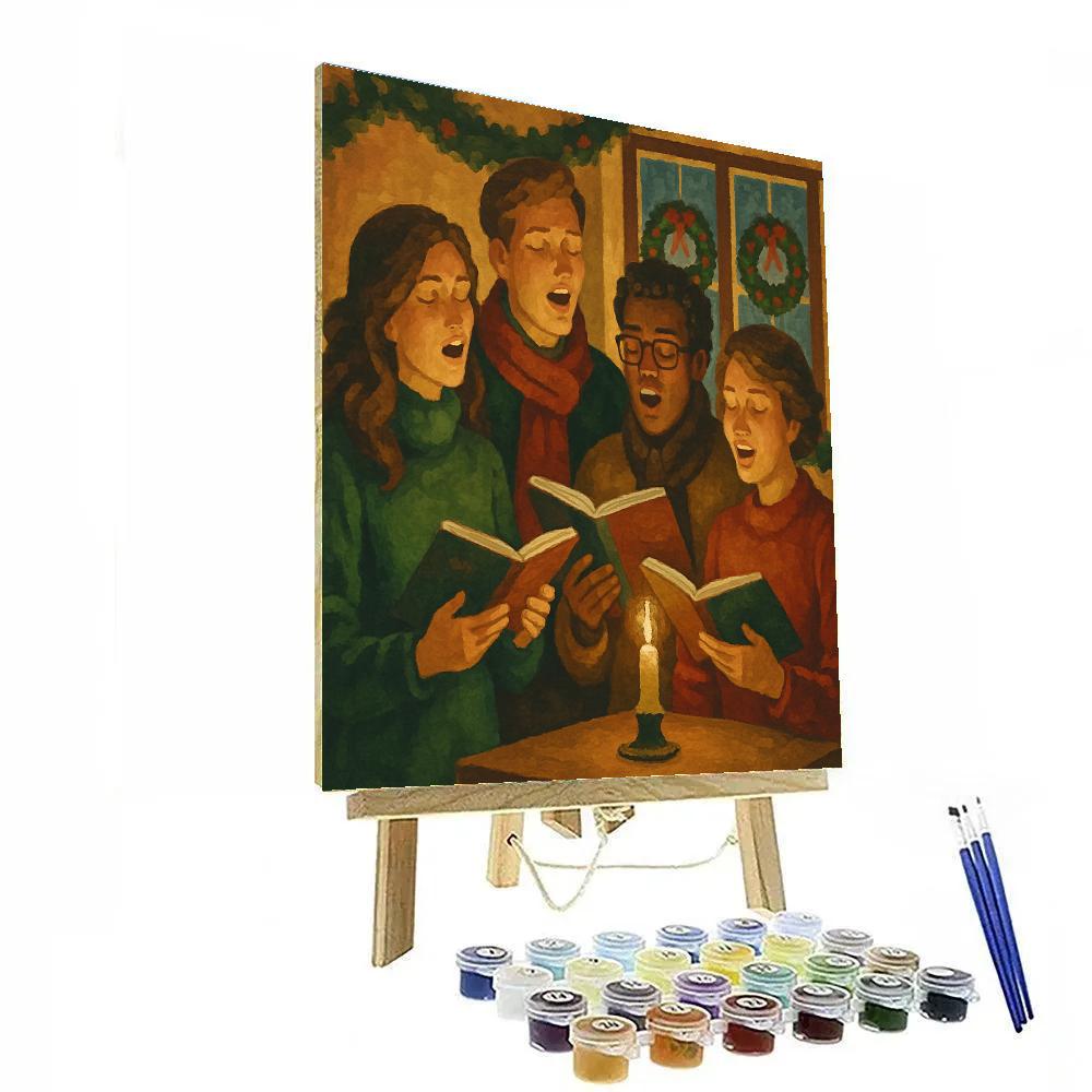 Candlelight Chorus Paint by numbers art
