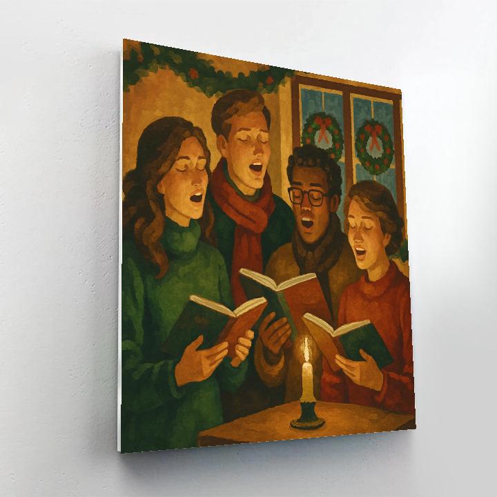 Candlelight Chorus Paint by numbers art