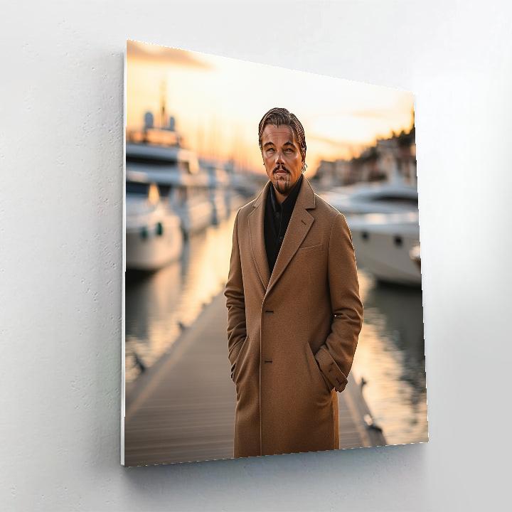 Leonardo DiCaprio: Tides Of Ambition And Oceanic Resolve Numbered painting kits