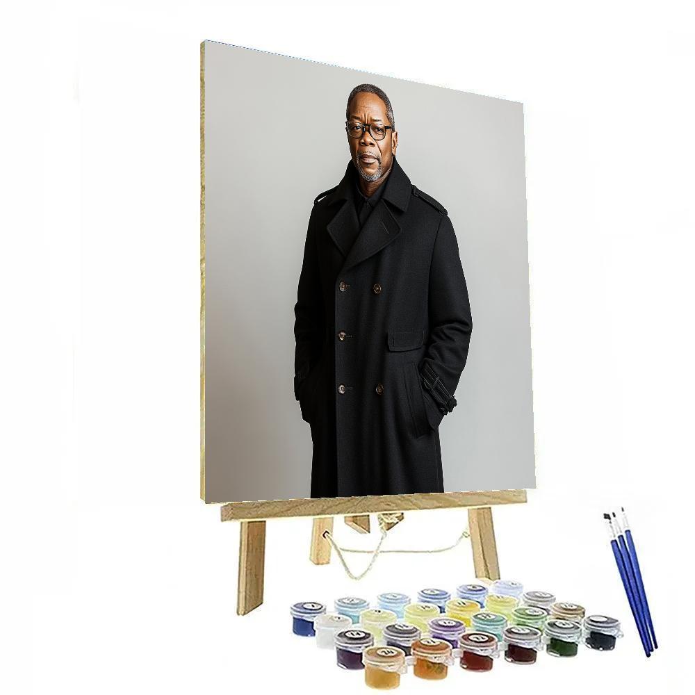 Samuel L Jackson The Commanding Presence At Cinematic Crossroads painting number kit