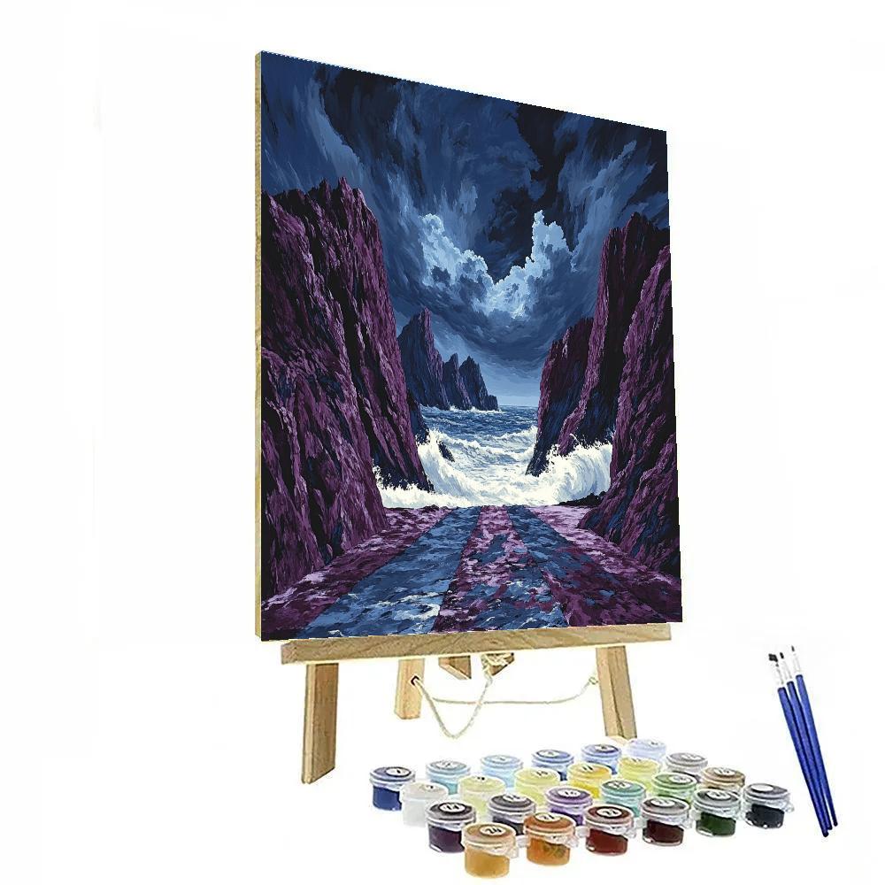 Arthur Lismer Inspired Storm Over McGregor Channels Paint by numbers art