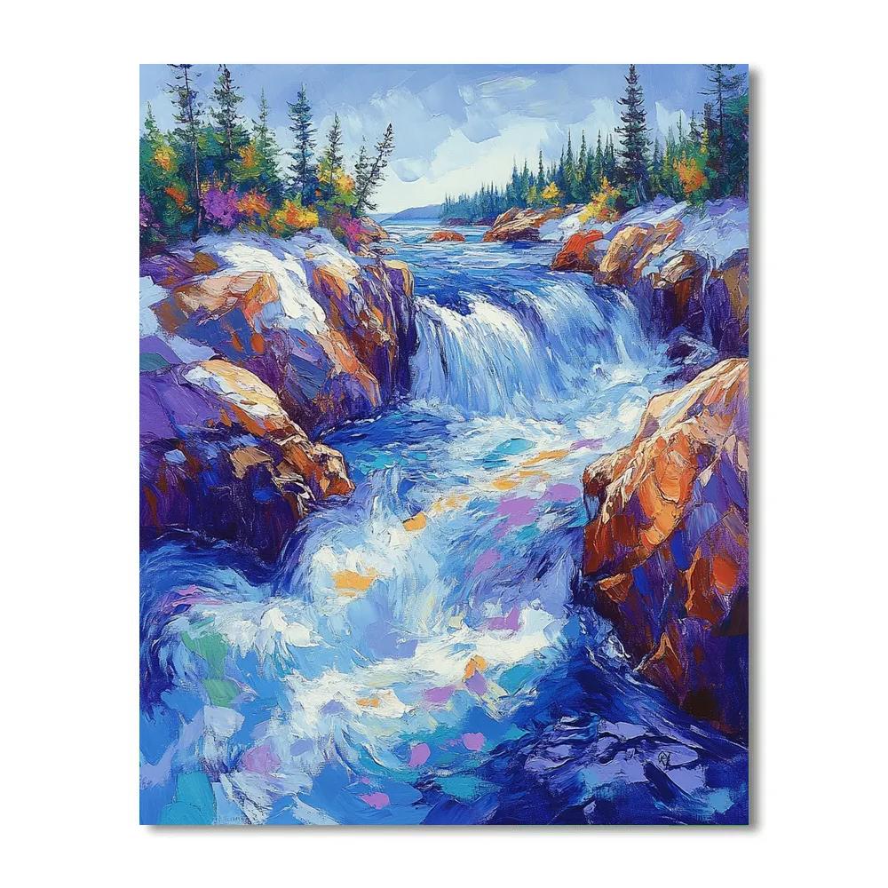 A.Y. Jackson Inspired Rapid Chorus Numbered painting kits