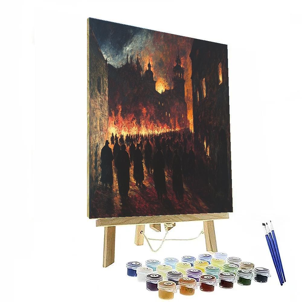 Goya Inspired Night Parade Paint by numbers kits