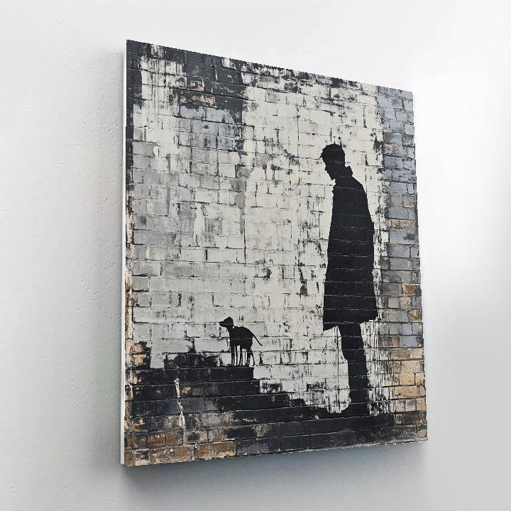 Banksy Inspired Urban Street Art Numbered painting kits