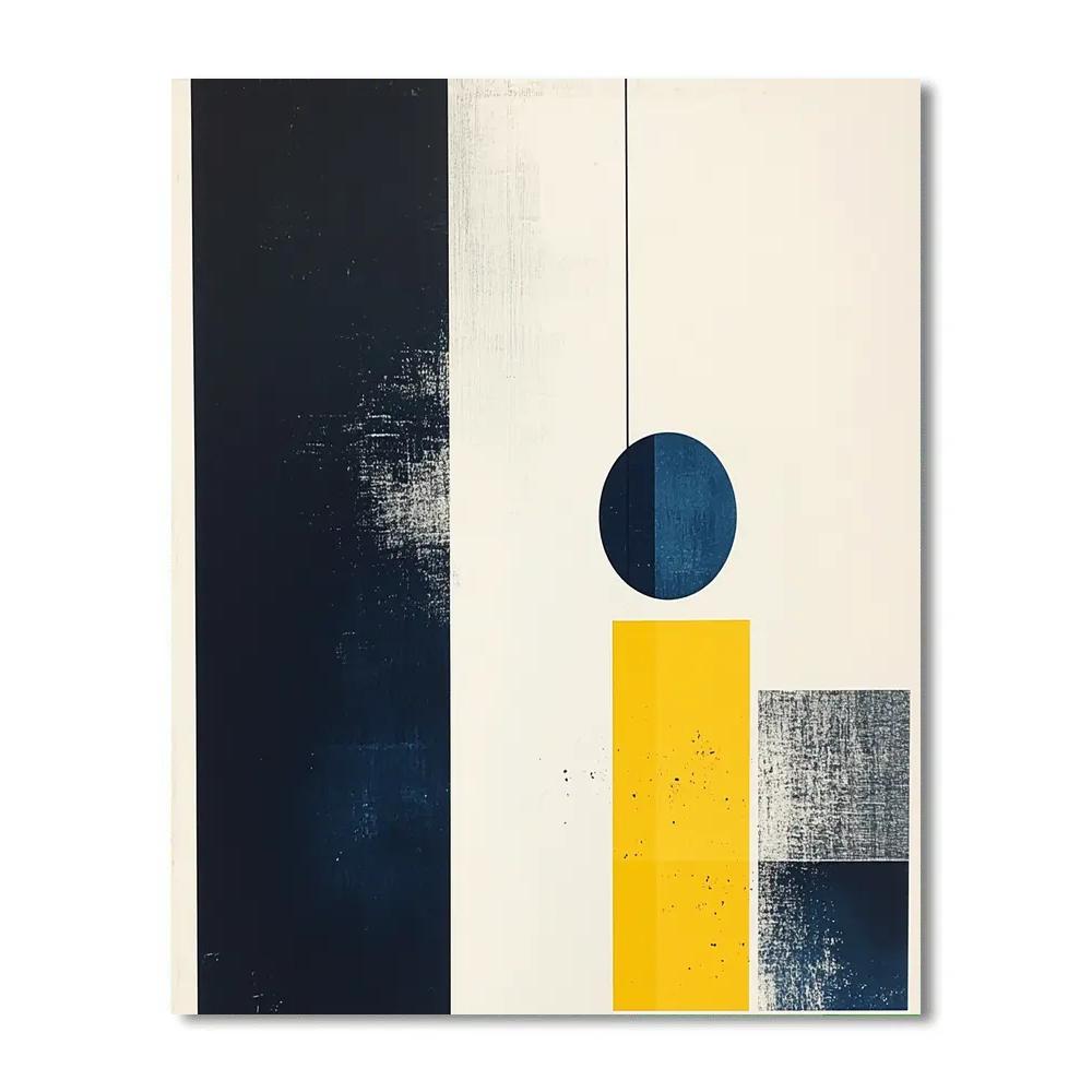 Kazimir Malevich Inspired Urban Grid paint by number