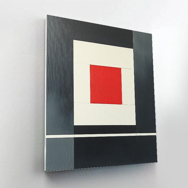 Kazimir Malevich Inspired Silent Square DIY paint by numbers