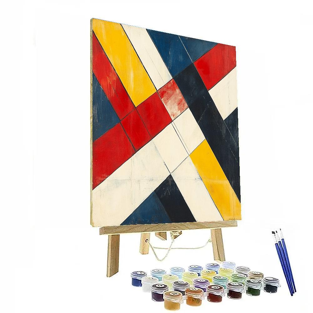 Kazimir Malevich Inspired Primary Motion paint by color