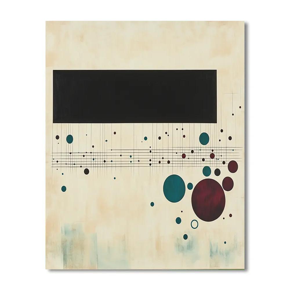 Kazimir Malevich Inspired Void Symphony paint by number