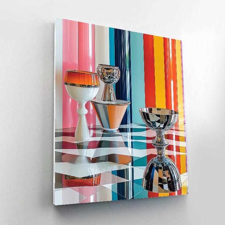 Damien Hirst Inspired Contemporary Still Life paint by color
