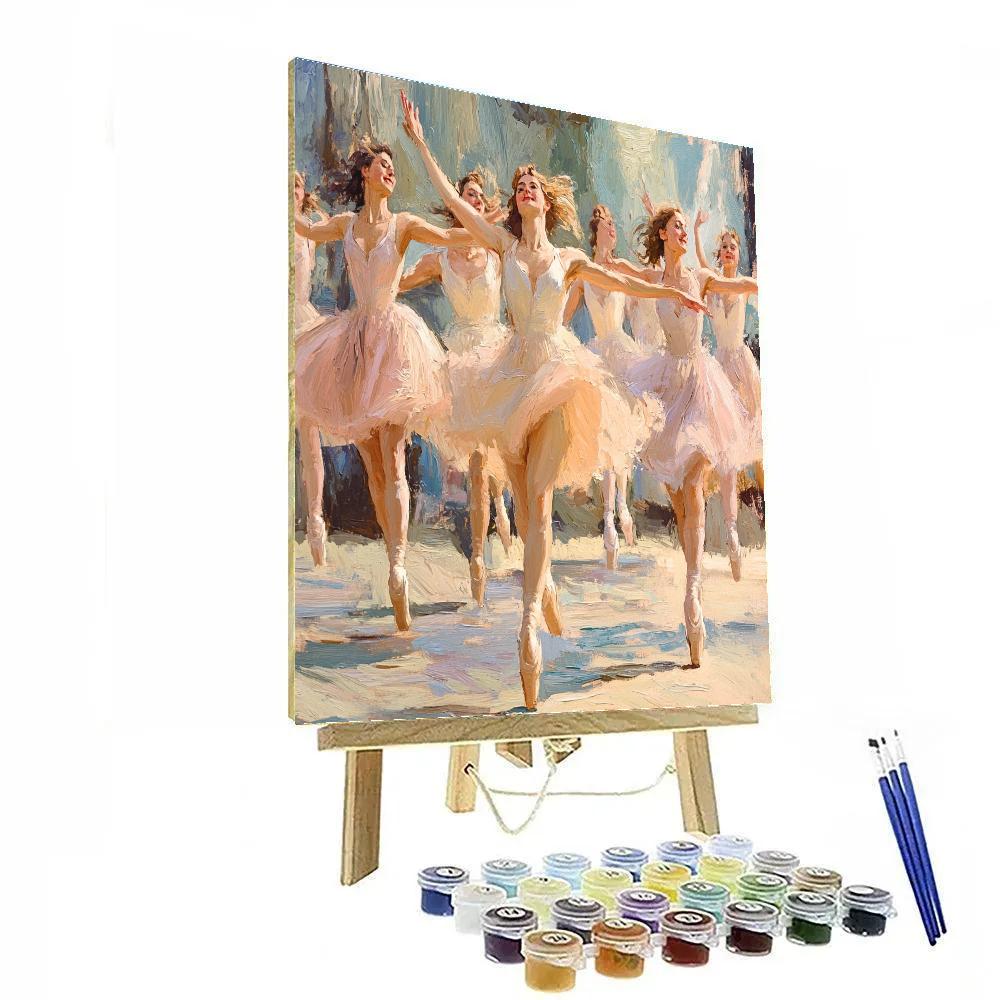 Edgar Degas Inspired Dance Studio Paint by numbers kits