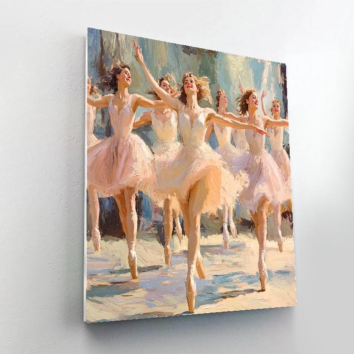 Edgar Degas Inspired Dance Studio Paint by numbers kits