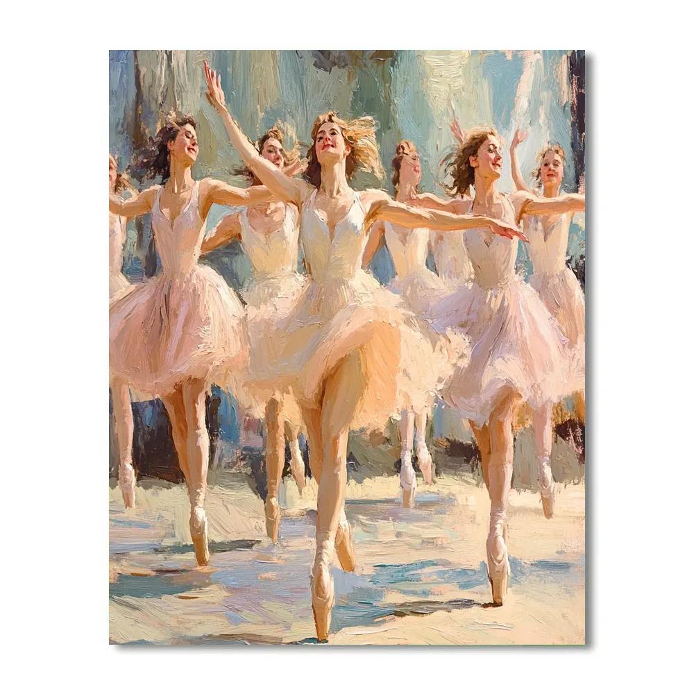 Edgar Degas Inspired Dance Studio Paint by numbers kits