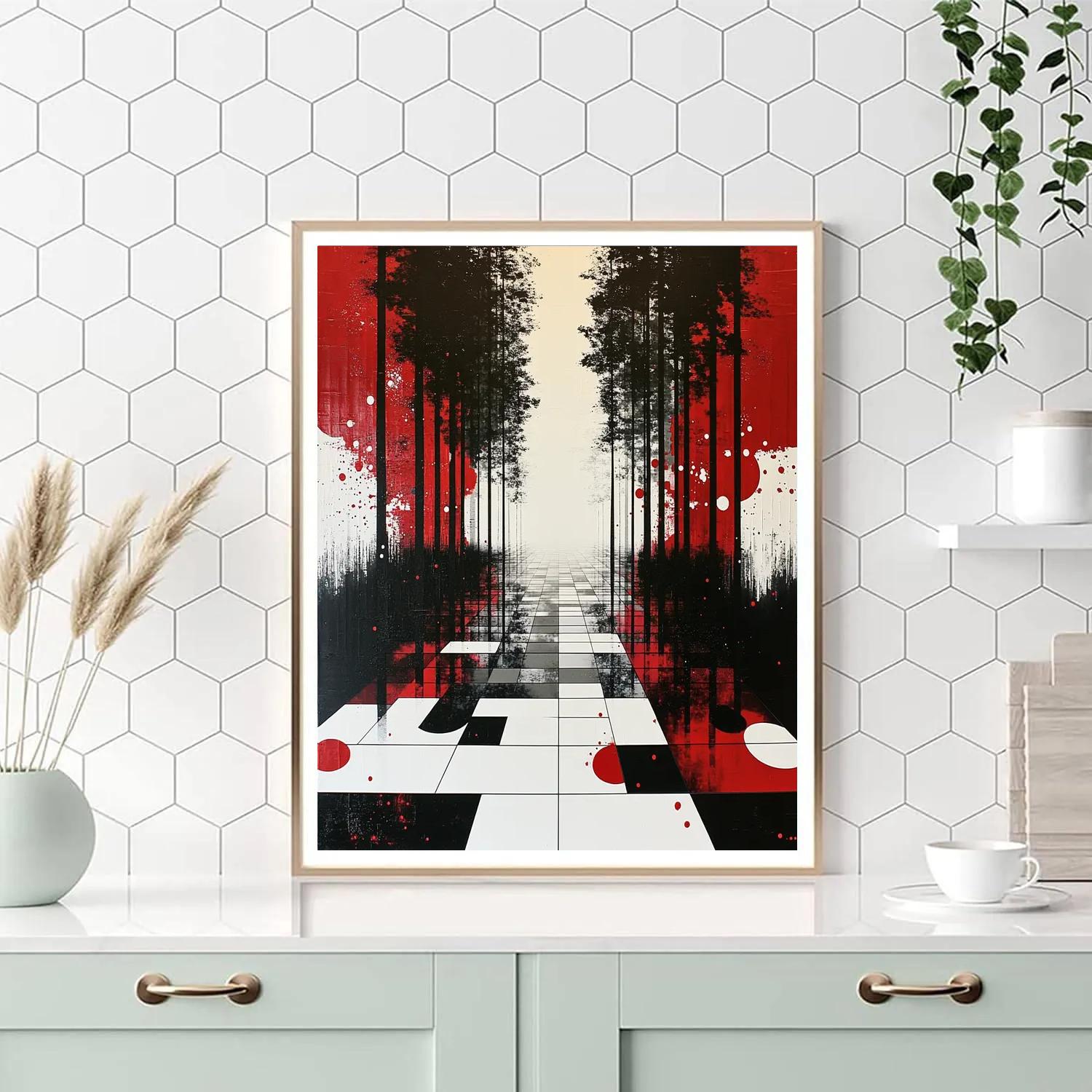 Yayoi Kusama Inspired Mirror Garden Of Dots Paint by numbers kits