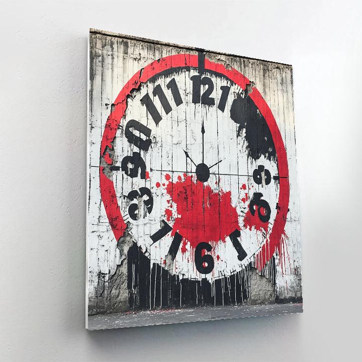 Banksy Inspired Environmental Countdown DIY paint by numbers