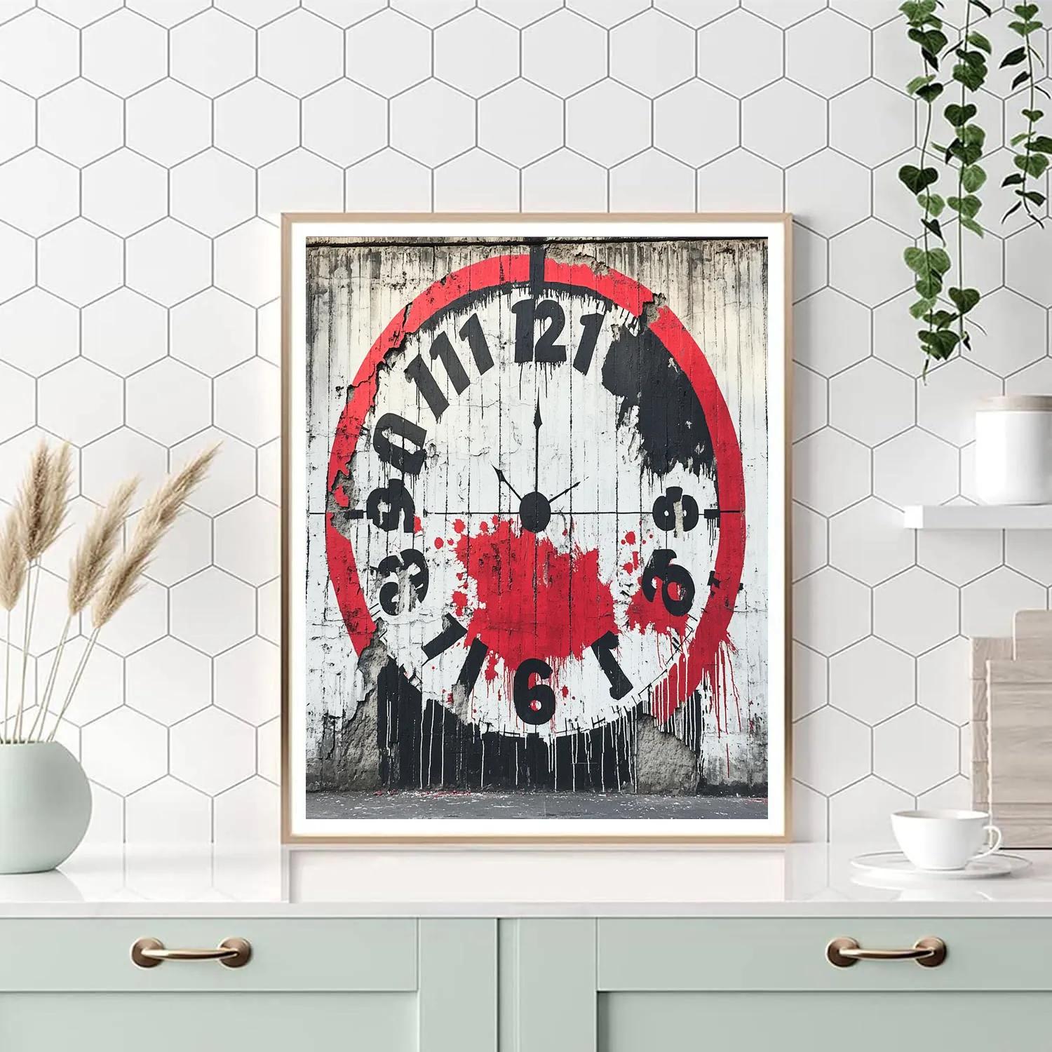 Banksy Inspired Environmental Countdown DIY paint by numbers