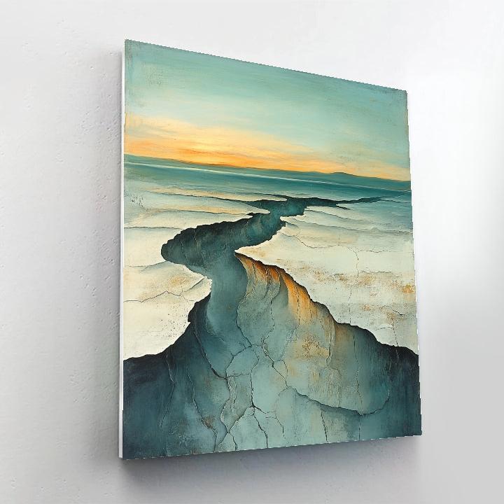 Max Ernst Inspired Dreamscape Of Eroding Horizons Paint by numbers art