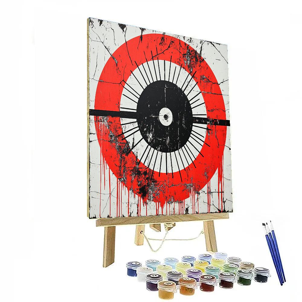 Banksy Inspired Surveillance Rings Paint by numbers kits
